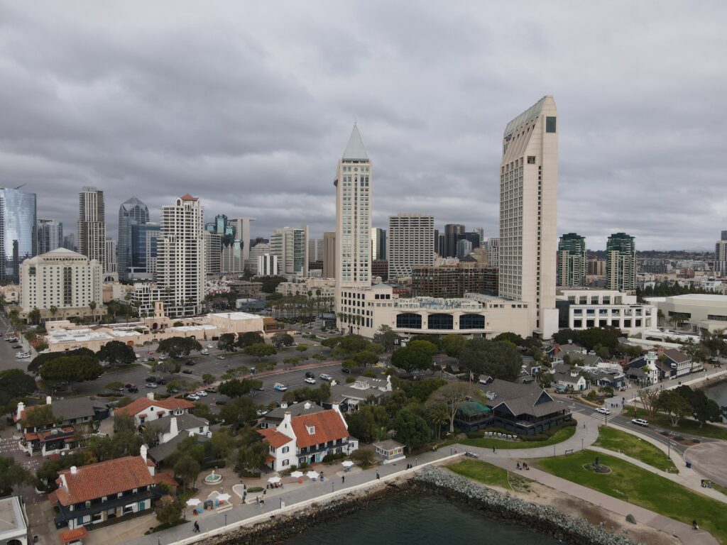 San Diego Downtown Cloudy